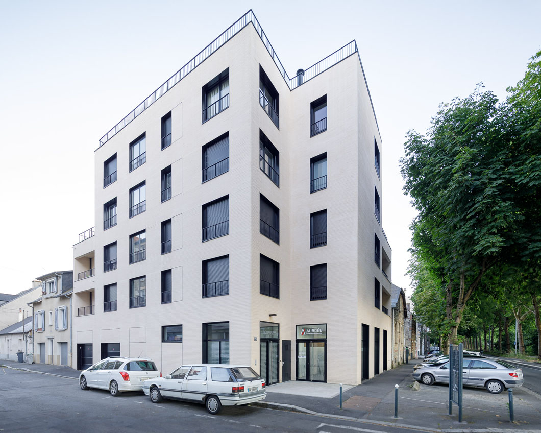 14 logements Rennes Vue extérieur 2